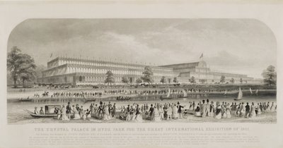The Crystal Palace in Hyde Park for the Great International Exhibition of 1851 by English School